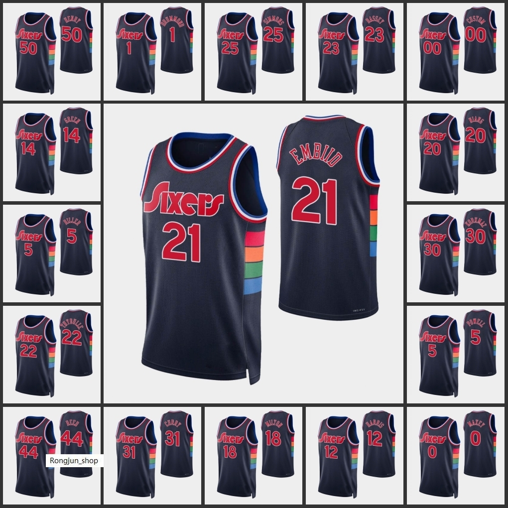 Screen Print Philadelphias Basketball Tobias Harris Joel Embiid Ben Simmons Andre Drummond Charles Bassey 76er 75th Anniversary Diamond Navy Jersey Printed
Screen Print Philadelphias Basketball Tobias Harris Joel Embiid Ben Simmons Andre Drummond Charles Bassey 76er 75th Anniversary Diamond Navy Jersey Printed