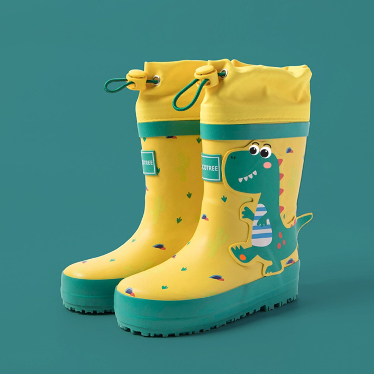 ULKNN Children Rain Boots Kids Girl Cute Printed Rubber Boots Kalosze Dla Dzieci Boy Waterproof Baby Water Shoe Factory LJ200911