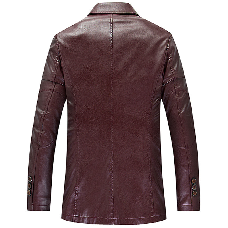 Men Genuine Leather Coats Arrival Spring 100% Sheep Skin Youth Leather suit Collar Coats Fashion Slim Fit Leather Jacket 201127