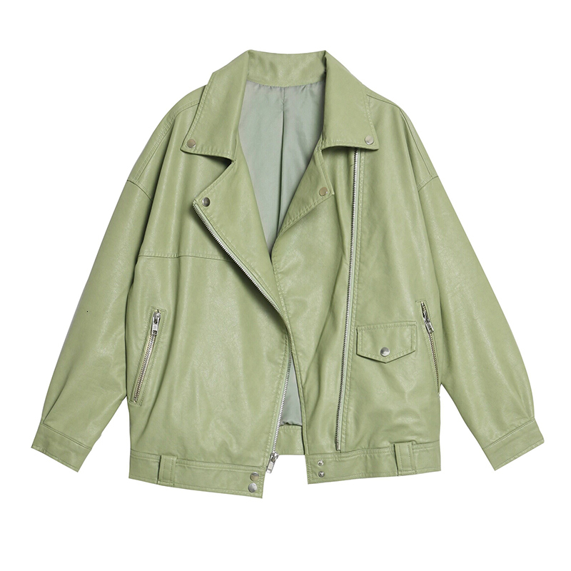 2021 New Autumn Released Green Plutonium Female Soft Leather with Streetwear Turn Down Collar Jacket Outwear SWHB
2021 New Autumn Released Green Plutonium Female Soft Leather with Streetwear Turn Down Collar Jacket Outwear SWHB