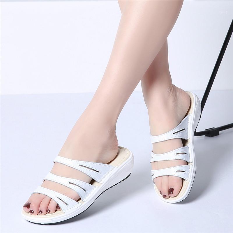 2020 Summer Women Flat Slippers Sandals Shoes Slip On Round Toe Comfortable White Leather Sandals Flip-flops1, 858 white
2020 Summer Women Flat Slippers Sandals Shoes Slip On Round Toe Comfortable White Leather Sandals Flip-flops1, 858 white