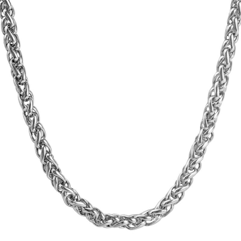 7mm Spiga Chain Necklace Gold 316L Stainless Steel Men Wheat Chain Necklace Hippie Hip Hop Jewelry Fathers Day Gift
7mm Spiga Chain Necklace Gold 316L Stainless Steel Men Wheat Chain Necklace Hippie Hip Hop Jewelry Fathers Day Gift