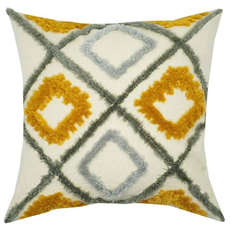 Boho Cotton Embroidery Throw Pillow Covers Decorative Cushion Covers Pillow Case 18 x18 inches, Yellow
Boho Cotton Embroidery Throw Pillow Covers Decorative Cushion Covers Pillow Case 18 x18 inches, Yellow