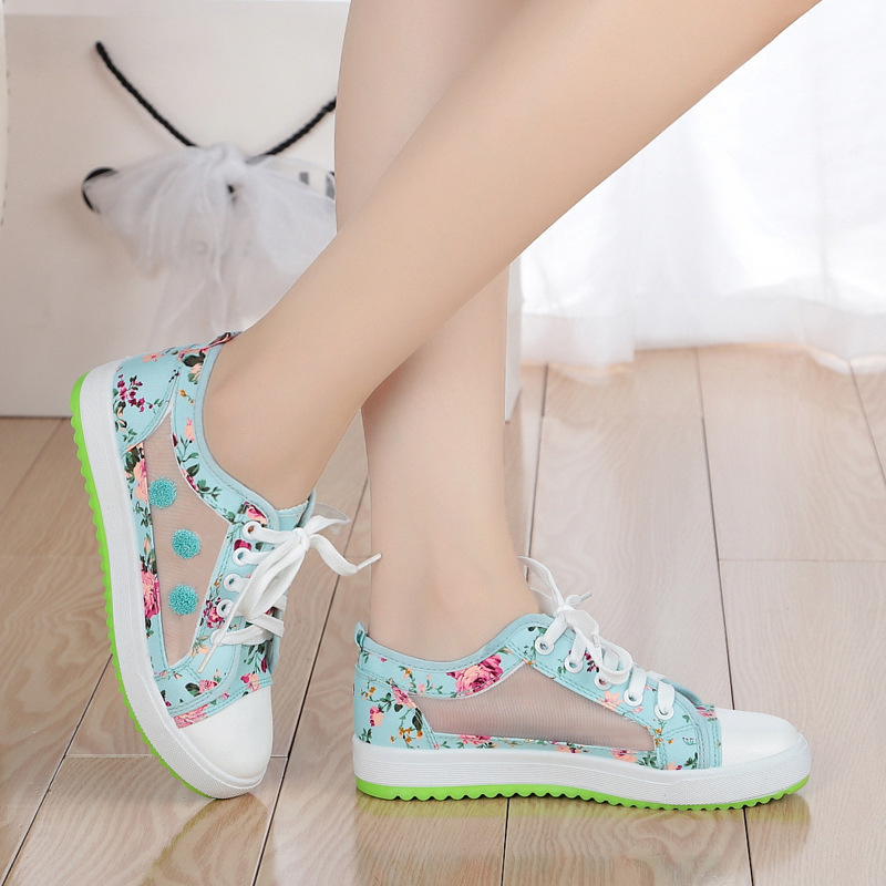 Spring Parent-child Lace Edge Canvas Wild Skate Summer Cool Casual Shoes Kids Girls 201113