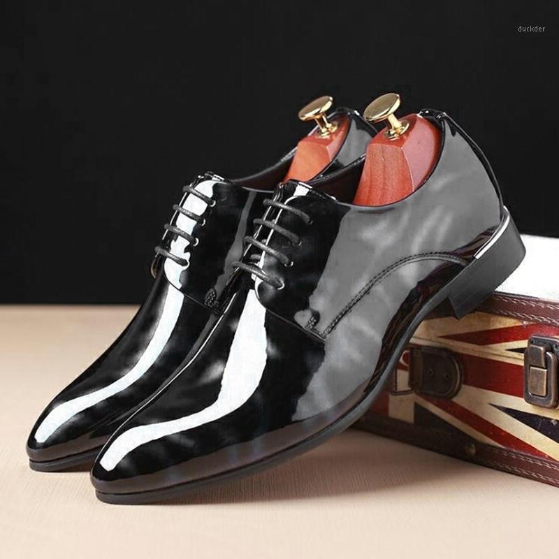 Men Formal Shoes Luxurious Gentleman Derby Pointed Toe Lace-Up Party Fashion Large Size Coat Of Paint Genuine Leather Shoes1, Black
Men Formal Shoes Luxurious Gentleman Derby Pointed Toe Lace-Up Party Fashion Large Size Coat Of Paint Genuine Leather Shoes1, Black
