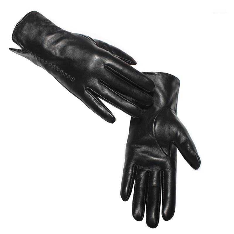 NH Winter Genuine Leather Gloves for Women Fashion Classic Black Real Sheepskin Touch Screen Finger Gloves Soft Warm Mittens New1
NH Winter Genuine Leather Gloves for Women Fashion Classic Black Real Sheepskin Touch Screen Finger Gloves Soft Warm Mittens New1