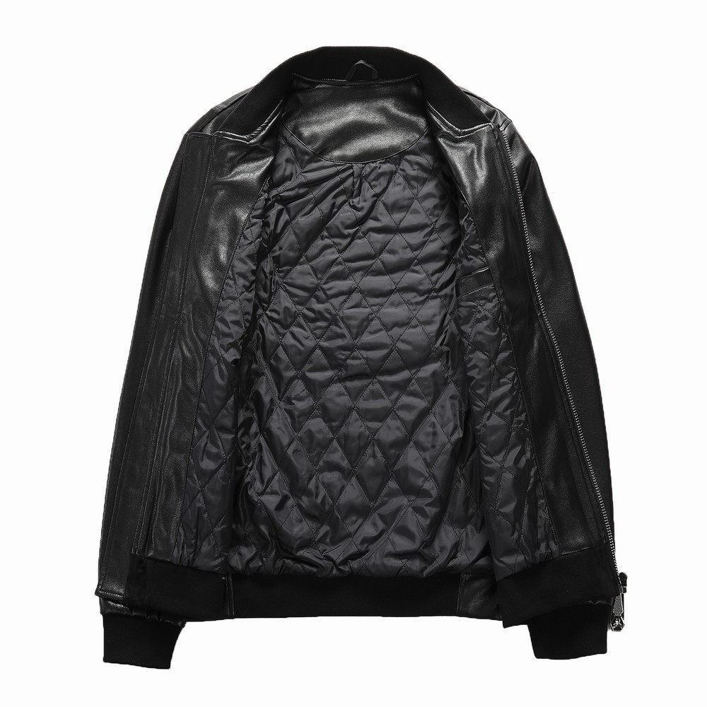 Skull Rhinestones PU Jackets Men Black High Street Stand-Neck Zipper Rib Sleeve Streetwear Motorcycle Faux Leather Coats 201119
