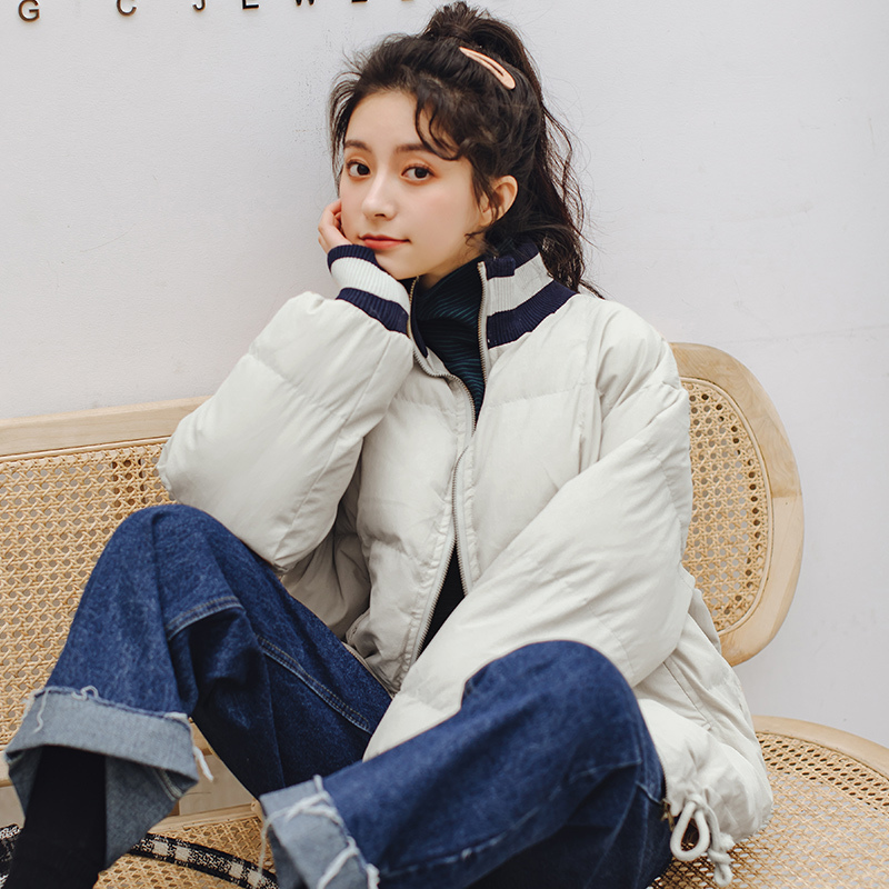 S-4XL Women's winter cotton jacket ins jacket new trendy Korean style loose short down bread jacket 201020