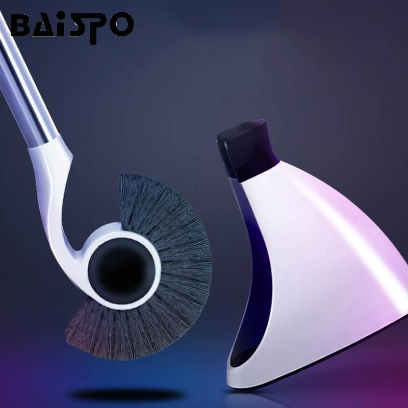 BAISPO Stainless Steel Handle Toilet Brush Holder Floor-standing Bathroom Accessories With Base WC Magnetic Toilet Brush Set
BAISPO Stainless Steel Handle Toilet Brush Holder Floor-standing Bathroom Accessories With Base WC Magnetic Toilet Brush Set
