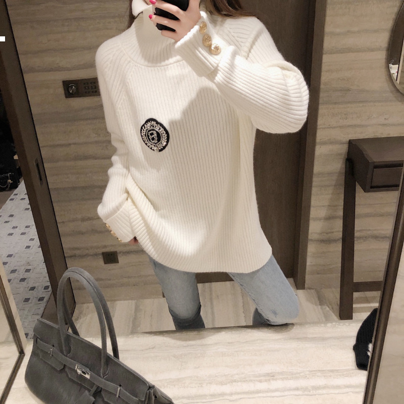 New Knit 2021 Shirt a Turtleneck Woman Autumn Winter Designer Luxury Jersey Streetwear Clothes M99a B7TY, Black
New Knit 2021 Shirt a Turtleneck Woman Autumn Winter Designer Luxury Jersey Streetwear Clothes M99a B7TY, Black