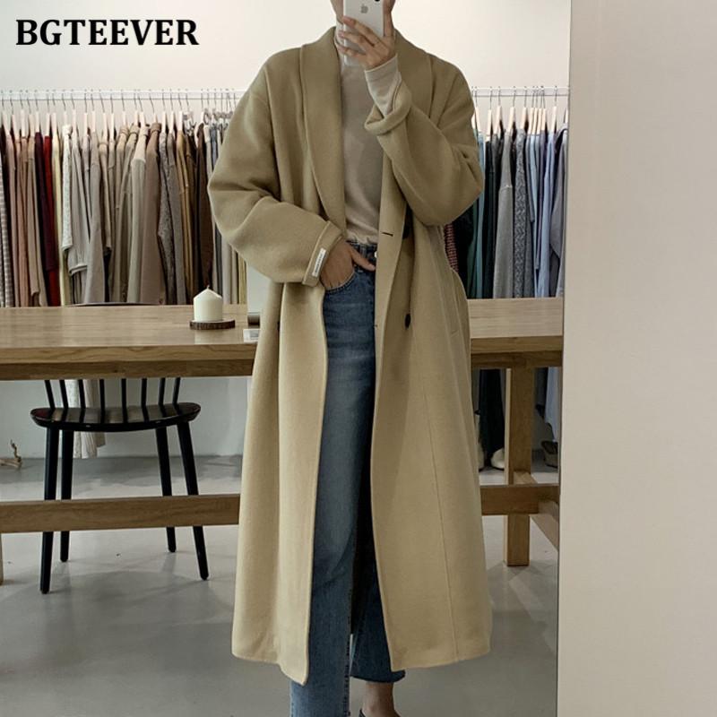 BGTEEVER 2020 Winter Thicken Warm Female Long Overcoats Vintage Loose Double Breasted Lace-up Belted Women Warm Woolen Coats, Yellow
BGTEEVER 2020 Winter Thicken Warm Female Long Overcoats Vintage Loose Double Breasted Lace-up Belted Women Warm Woolen Coats, Yellow