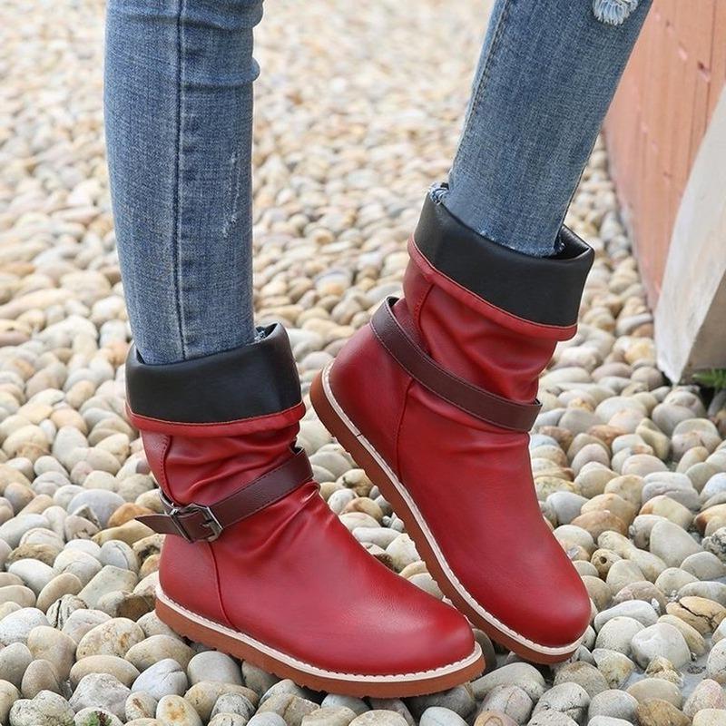Winter 2020 Women Boots Flat Casual Shoes Brown Leather Ankle Boots Comfortable Soft Handmade High Quality Botines Mujer Botas
Winter 2020 Women Boots Flat Casual Shoes Brown Leather Ankle Boots Comfortable Soft Handmade High Quality Botines Mujer Botas