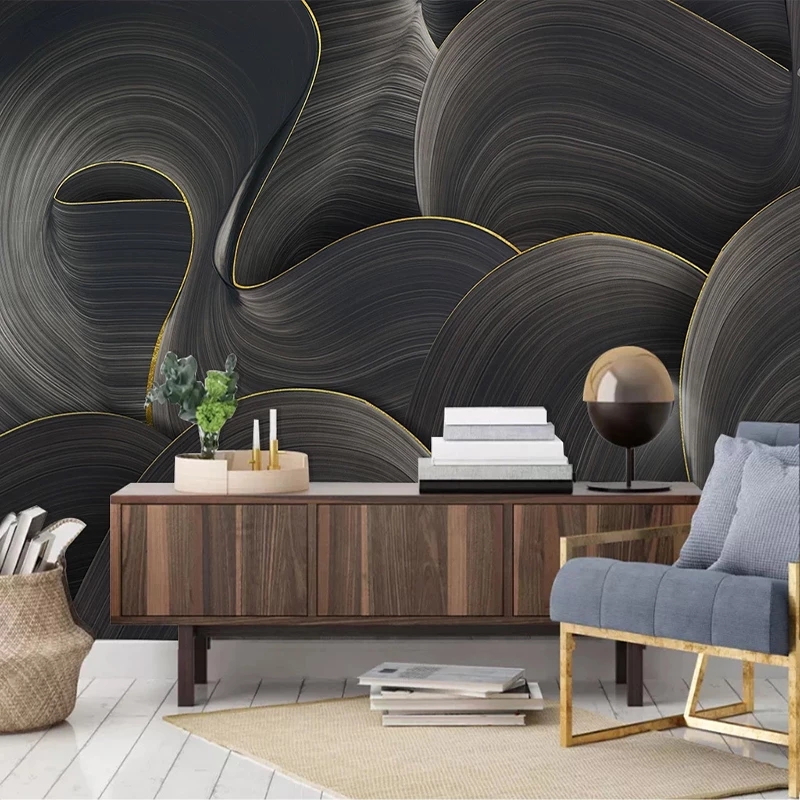 Custom 3D Wallpaper Murals Modern Abstract Lines Art Mural Wallpapers Decoration Wall Painting, Grey
Custom 3D Wallpaper Murals Modern Abstract Lines Art Mural Wallpapers Decoration Wall Painting, Grey