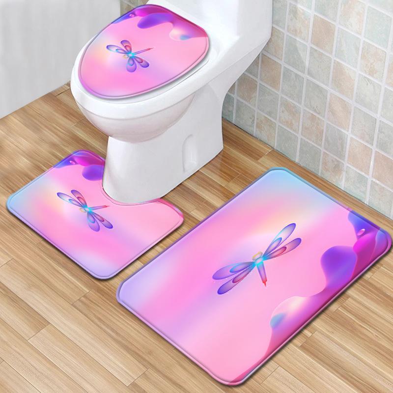 Gradient Pattern Carpet Toilet Floor Mat 3-piece Bathroom Non-slip Rug Kitchen Bathroom Doormat, Q190906-a015
Gradient Pattern Carpet Toilet Floor Mat 3-piece Bathroom Non-slip Rug Kitchen Bathroom Doormat, Q190906-a015