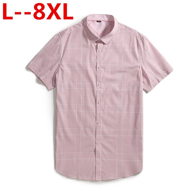 Men 6XL 5XL Big 8XL Classic Plaid Business Summer Short Sleeve Dress Shirts Men's Turn-Down Collar Casual Shirt Plus Size
Men 6XL 5XL Big 8XL Classic Plaid Business Summer Short Sleeve Dress Shirts Men's Turn-Down Collar Casual Shirt Plus Size