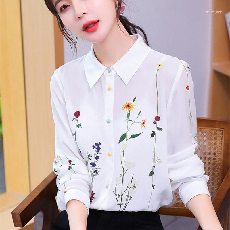 Korean Chiffon Women Shirts Women Blouses Woman Print White Shirt Woman Long Sleeve Blouse Plus Size Blusas Mujer De Moda 20201
Korean Chiffon Women Shirts Women Blouses Woman Print White Shirt Woman Long Sleeve Blouse Plus Size Blusas Mujer De Moda 20201