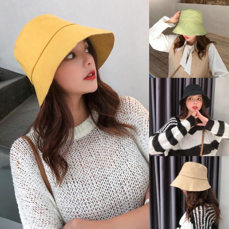 New Casual Caps Women Solid Fisherman Cap Sunscreen Hat Foldable Beach Hat Fashion Design And High Quality Sombrero
New Casual Caps Women Solid Fisherman Cap Sunscreen Hat Foldable Beach Hat Fashion Design And High Quality Sombrero