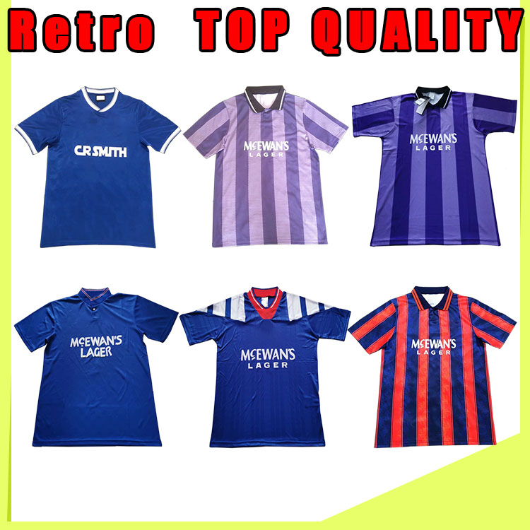 Glasgow Rangers 90 92 94 96 97 99 02 03 07 08 Retro soccer Jerseys GASCOIGNE 8 LAUDRUP 11 Blue Home 84 87 vintage classic football shirt, Black;yellow
Glasgow Rangers 90 92 94 96 97 99 02 03 07 08 Retro soccer Jerseys GASCOIGNE 8 LAUDRUP 11 Blue Home 84 87 vintage classic football shirt, Black;yellow
