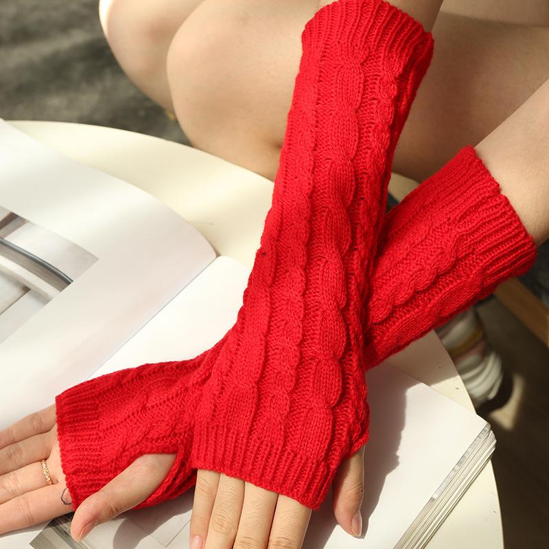 Five Fingers Gloves Fashion Designer 6 Colors Flowers Fingerless Knitted Long Guanti Invernali Women Winter Glove
Five Fingers Gloves Fashion Designer 6 Colors Flowers Fingerless Knitted Long Guanti Invernali Women Winter Glove