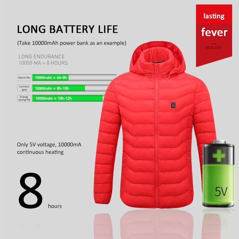 Electric Heating Jacket USB Charging Cloth Hiking Camping Outdoor Sports Softshell Heated Jacket Thermal Coat with Cap Wholesale, 1pcs
Electric Heating Jacket USB Charging Cloth Hiking Camping Outdoor Sports Softshell Heated Jacket Thermal Coat with Cap Wholesale, 1pcs