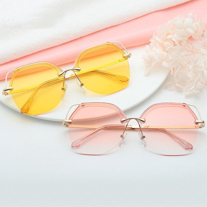 Oversize Integrated Lens Goggle Sunglasses Women Rimless Candy Color Glasses Fashion Men Clear Purple Lens Shades UV400 FML1
Oversize Integrated Lens Goggle Sunglasses Women Rimless Candy Color Glasses Fashion Men Clear Purple Lens Shades UV400 FML1