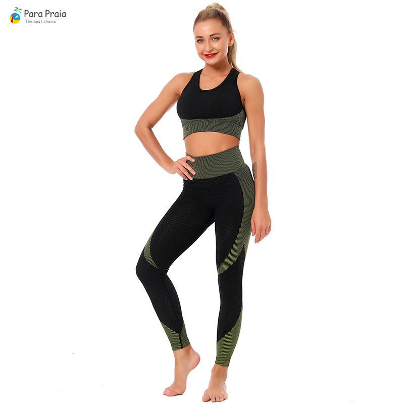Womens Yoga Set Long Sleeve Sportswear Breathable Running Suit Fitness Clothing Gym Leggings Hip Lift Workout Clothes
Womens Yoga Set Long Sleeve Sportswear Breathable Running Suit Fitness Clothing Gym Leggings Hip Lift Workout Clothes