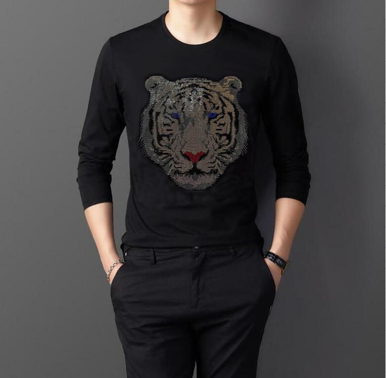 2021 New Men's High Quality Brand Men Tshirt Fitness Casual Clothing Camouflage Rhinestones Long Shirt Aato, As show
2021 New Men's High Quality Brand Men Tshirt Fitness Casual Clothing Camouflage Rhinestones Long Shirt Aato, As show