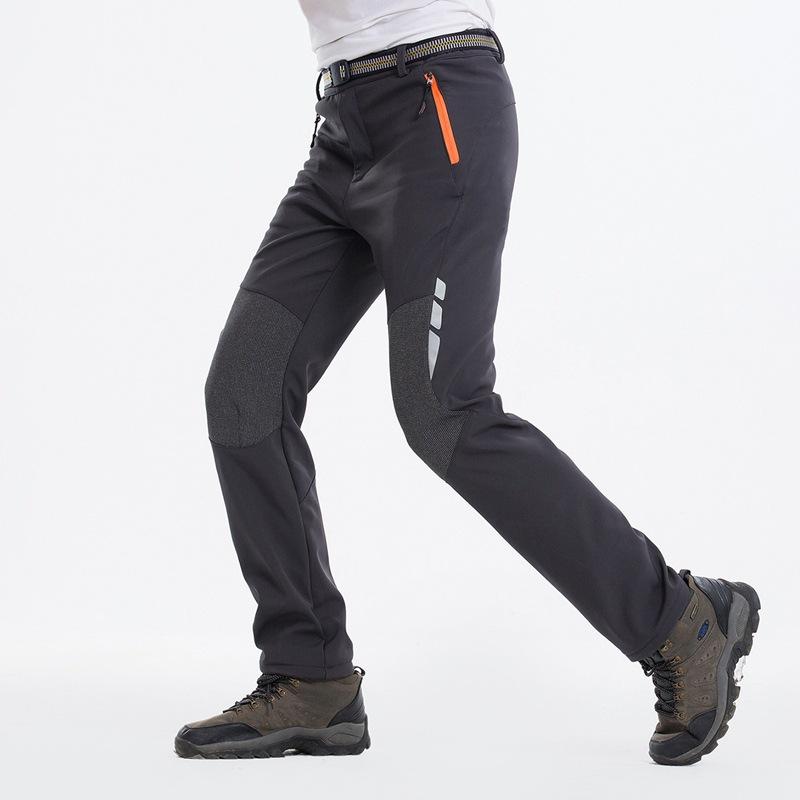 Reflective Men' Winter Hiking Pants Man Warm Fleece Softshell Trousers Outdoor Sports Thick Skiing Waterproof Pants, Gray
Reflective Men' Winter Hiking Pants Man Warm Fleece Softshell Trousers Outdoor Sports Thick Skiing Waterproof Pants, Gray