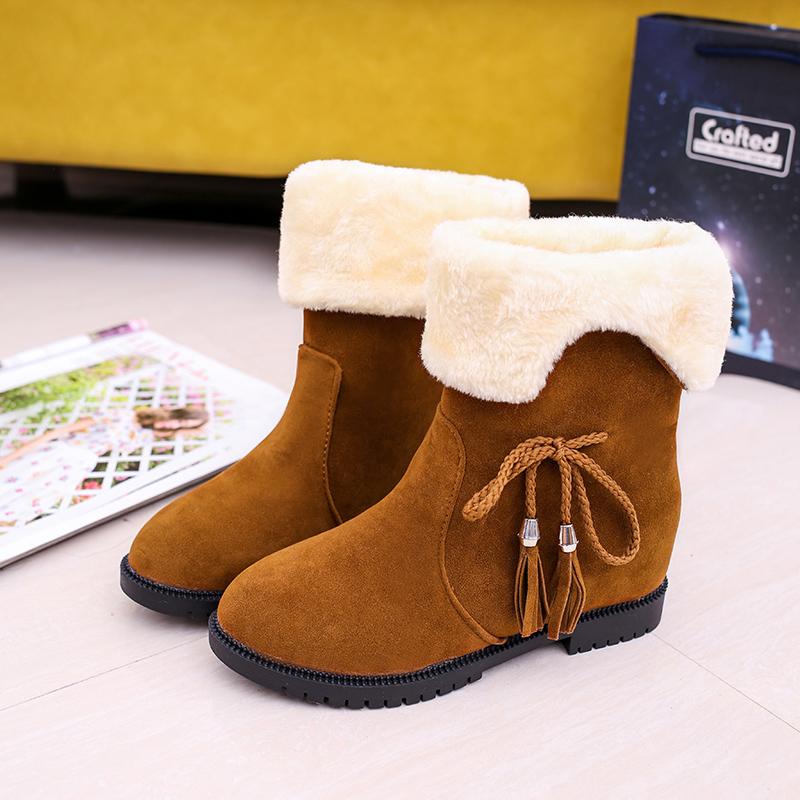 2020 Real Natural Genuine Leather Cow Suede Snow Boots for Women Winter Warm Fur High Quality Ankle Boots Ladies Shoes Woman 566, Black thick
2020 Real Natural Genuine Leather Cow Suede Snow Boots for Women Winter Warm Fur High Quality Ankle Boots Ladies Shoes Woman 566, Black thick