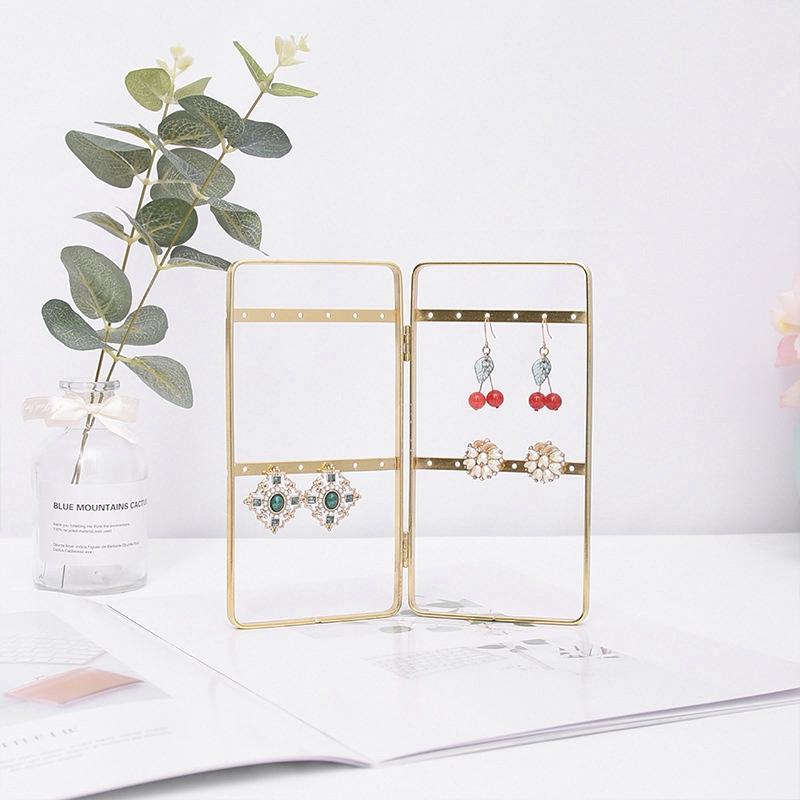 2-Panel Jewelry Organizer, Foldable Jewelry Hanger, Portable Display Rack for Earrings, Necklaces
2-Panel Jewelry Organizer, Foldable Jewelry Hanger, Portable Display Rack for Earrings, Necklaces