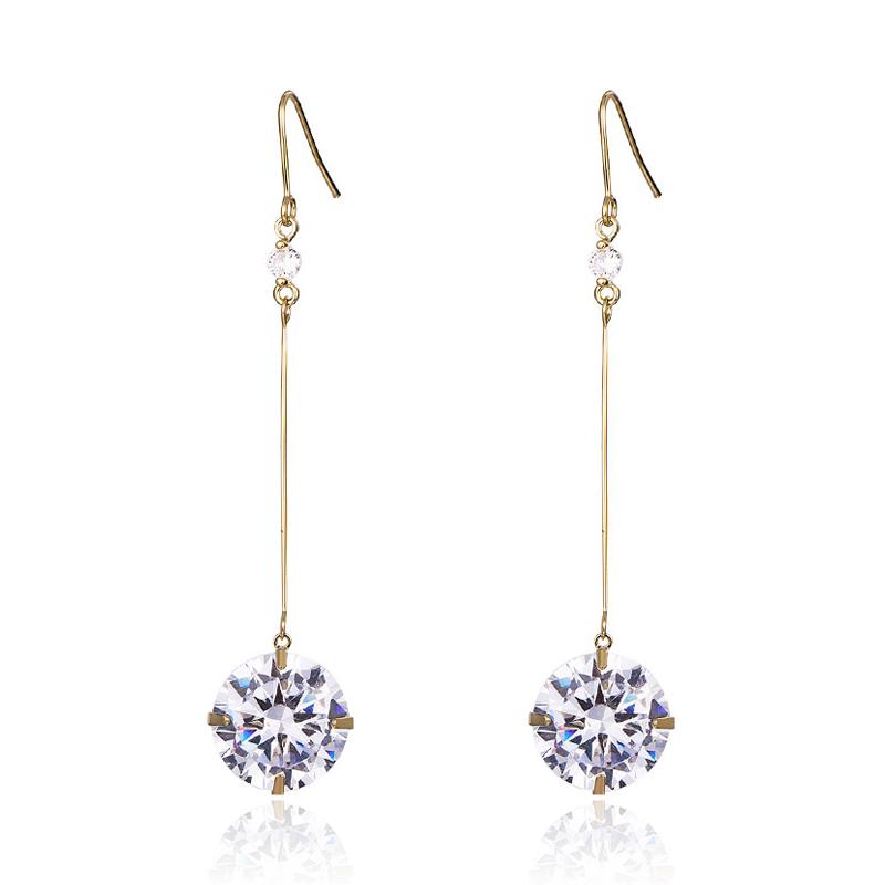 Simple Cubic Zirconia Beads Long Earrings Gold Silver Color Hook Hanging CZ Drop Dangle Earrings for Women Party Jewelry Gifts
Simple Cubic Zirconia Beads Long Earrings Gold Silver Color Hook Hanging CZ Drop Dangle Earrings for Women Party Jewelry Gifts