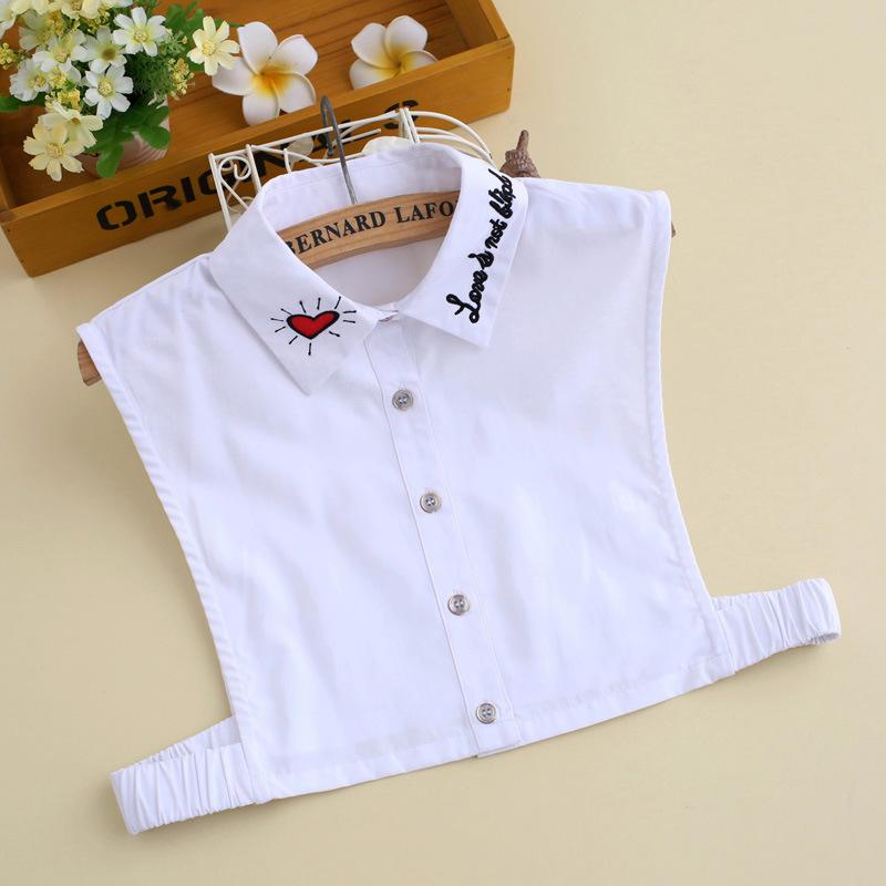 Bow Ties Women Embroidery Fake Collar Cotton Half Shirt Detachable False Lapel Sweater Decoration Solid Color Faux Col
Bow Ties Women Embroidery Fake Collar Cotton Half Shirt Detachable False Lapel Sweater Decoration Solid Color Faux Col