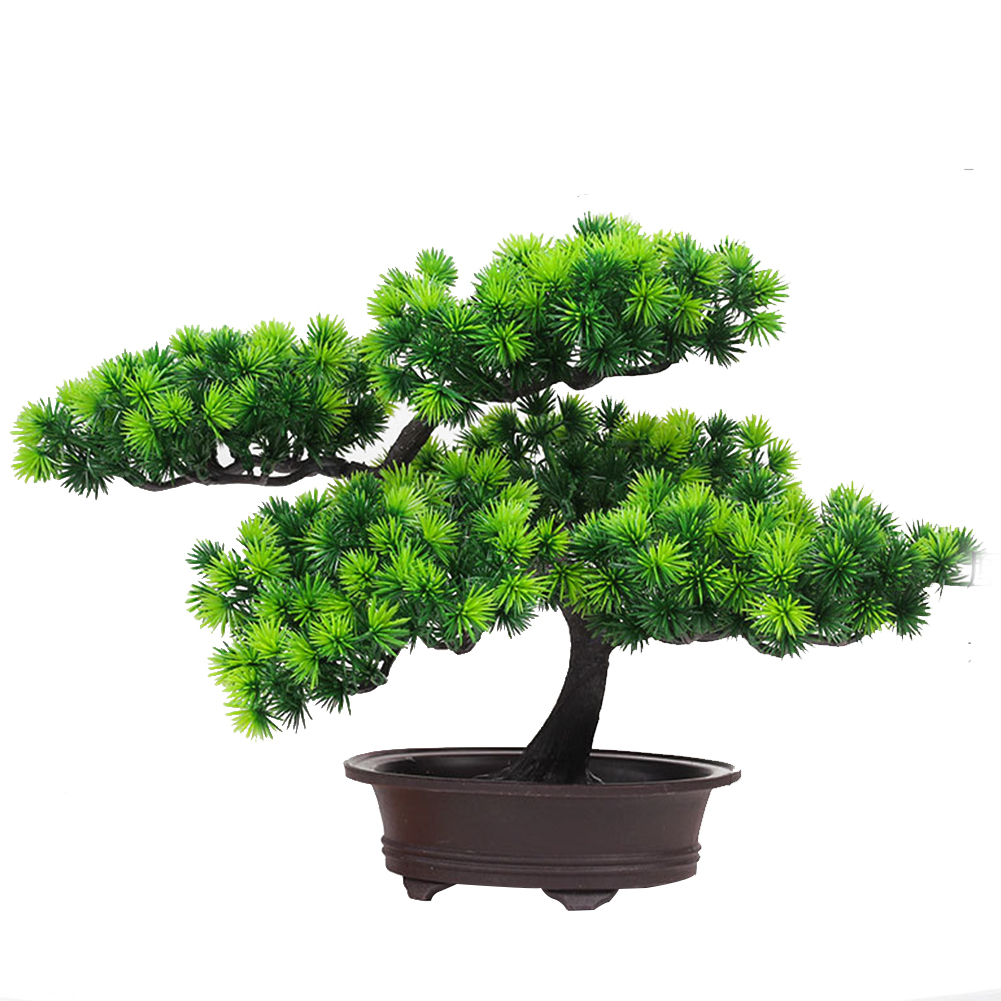 Accessories Artificial Decorative Bonsai Gift Lifelike Festival Simple DIY Simulation Ornament Home Pine Tree Potted Plant LJ200903