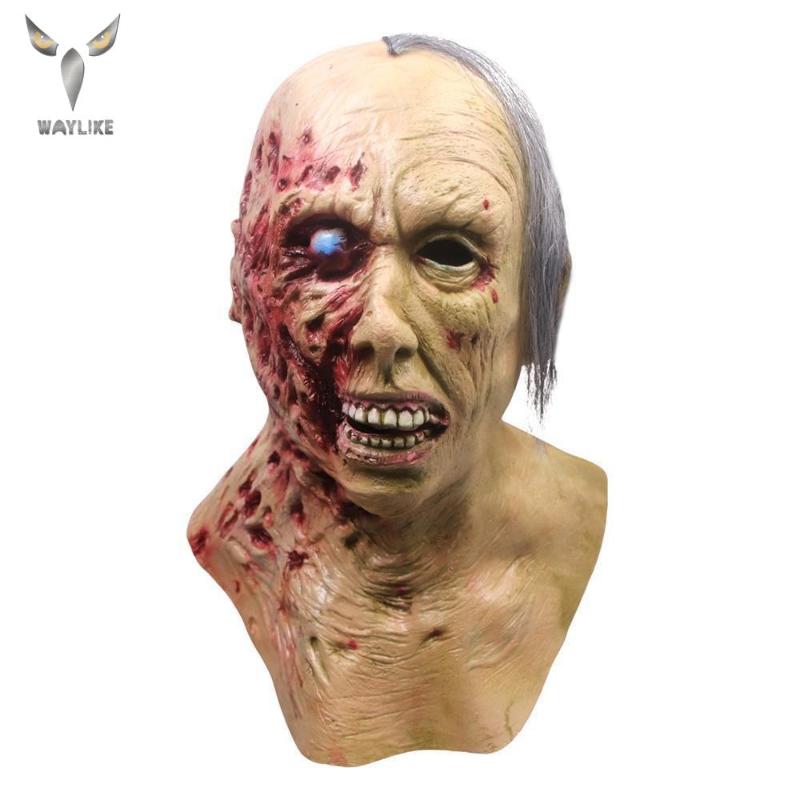 Party Masks Waylike Halloween Rotten Half Face Mask Horror Zombie Prank Headgear Cosplay Props Haunted House Costume
Party Masks Waylike Halloween Rotten Half Face Mask Horror Zombie Prank Headgear Cosplay Props Haunted House Costume