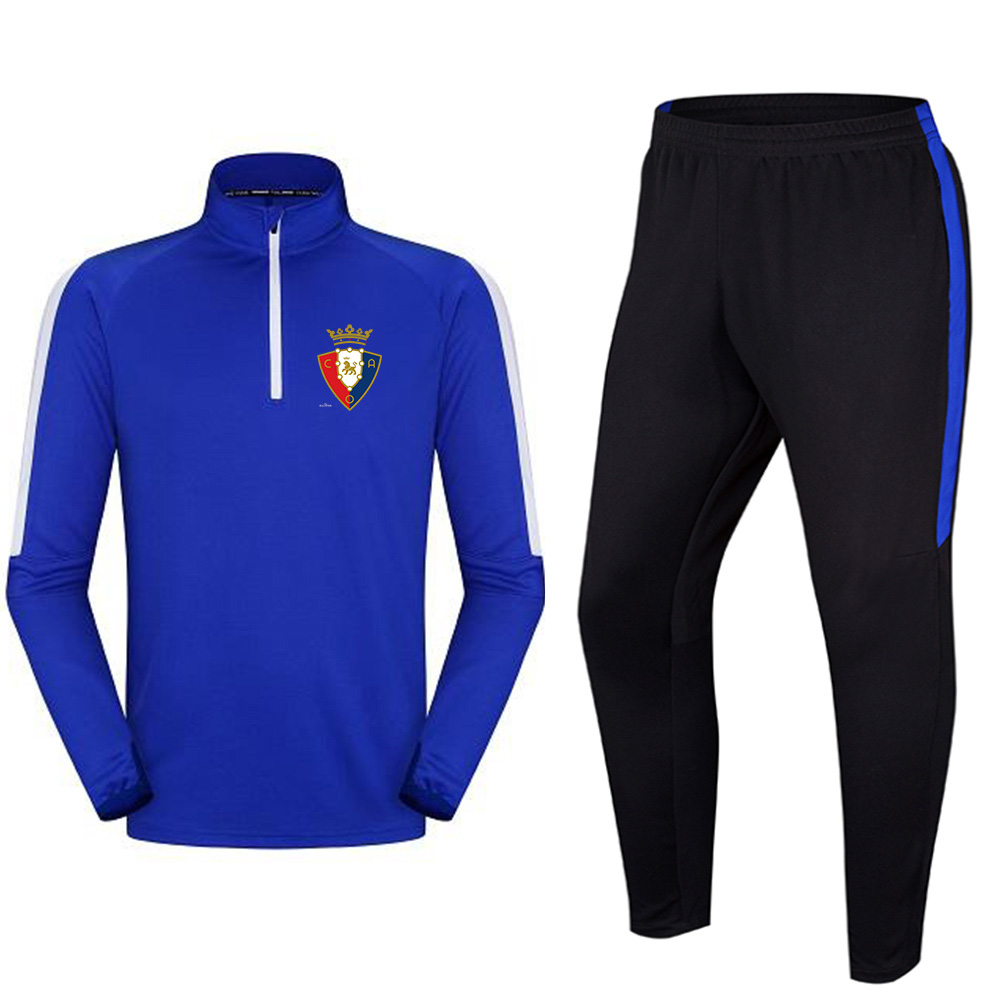 CA Osasuna Football Club men's football suit loose and comfortable Kids running training suit Autumn and Winter Soccer Tracksuits, Blue
CA Osasuna Football Club men's football suit loose and comfortable Kids running training suit Autumn and Winter Soccer Tracksuits, Blue