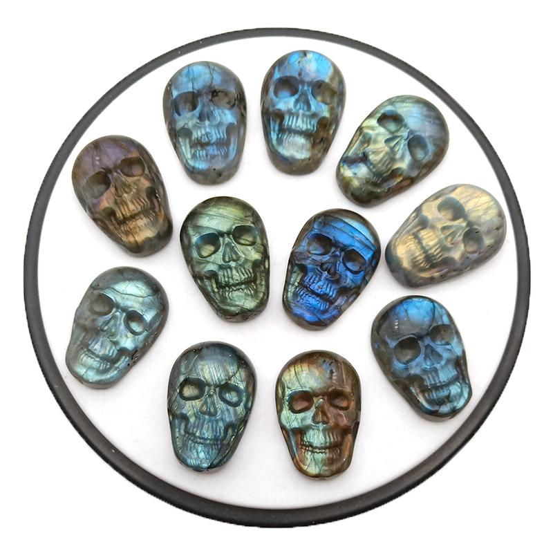 Natural Labradorite Skull Pendant Hand Carved DIY Jewelry Accessories Crystal Agate Healing Energy Gemstone Jewelry Wholesale
Natural Labradorite Skull Pendant Hand Carved DIY Jewelry Accessories Crystal Agate Healing Energy Gemstone Jewelry Wholesale