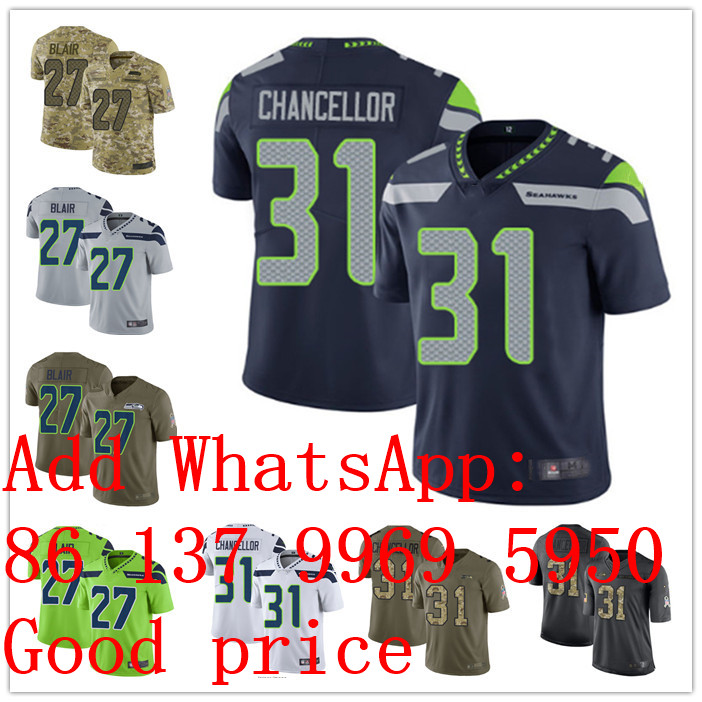 Custom Seattle Men women youth Seahawks 27 Marquise Blair 31 Kam Chancellor white green Stitched Football 100th Season Vapor Limited Jersey, Black
Custom Seattle Men women youth Seahawks 27 Marquise Blair 31 Kam Chancellor white green Stitched Football 100th Season Vapor Limited Jersey, Black