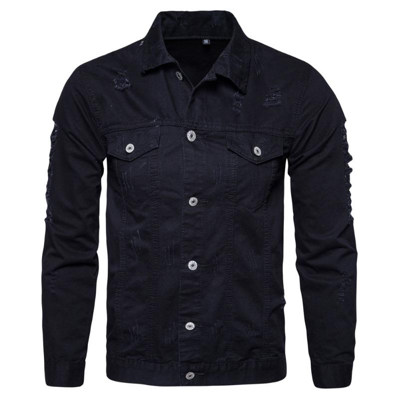 Men Broken Jacket 2020 Autumn Winter New Style Europe America Solid Color With Holes Outside, White
Men Broken Jacket 2020 Autumn Winter New Style Europe America Solid Color With Holes Outside, White