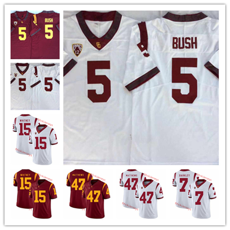 Mens Youth USC Trojans Reggie Bush Jersey Isaac Whitney Matt Barkley Su'a Cravens Bruce Matthews Clay Matthews USC Football Jersey, Red/no name
Mens Youth USC Trojans Reggie Bush Jersey Isaac Whitney Matt Barkley Su'a Cravens Bruce Matthews Clay Matthews USC Football Jersey, Red/no name