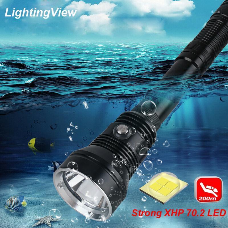 Professional Underwater Light Diving Light XHP70.2 Scuba Dive Torch for Underwater 200M Hunting Lantern1
Professional Underwater Light Diving Light XHP70.2 Scuba Dive Torch for Underwater 200M Hunting Lantern1