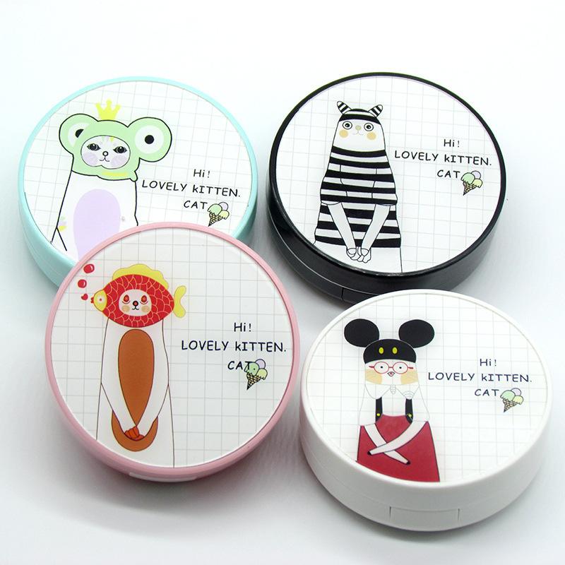 Cartoon contact lens case with mirror INS beauty lens case contact storage box as gift
Cartoon contact lens case with mirror INS beauty lens case contact storage box as gift