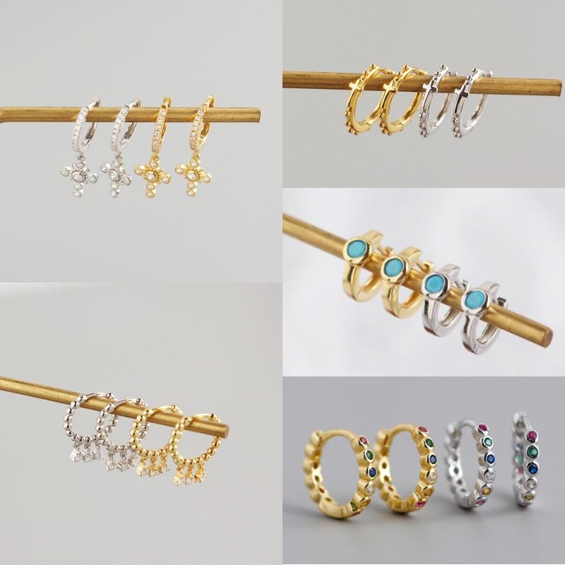 2020 Women Trendy Minimalist Bling 925 Sterling Silver Hoop Earrings For Lovers' Engagement Party Charm Small EarRing Jewelry
2020 Women Trendy Minimalist Bling 925 Sterling Silver Hoop Earrings For Lovers' Engagement Party Charm Small EarRing Jewelry