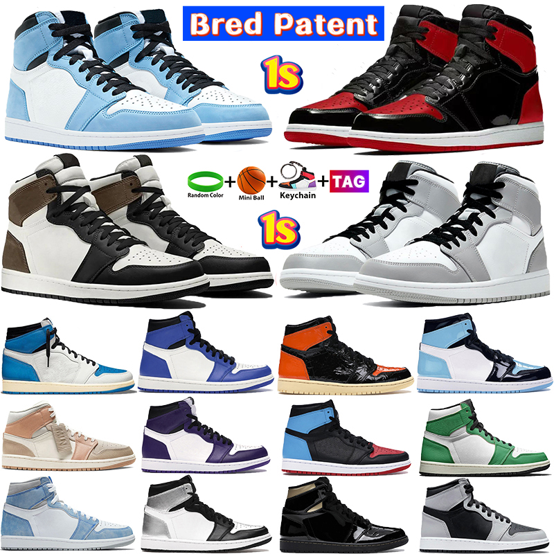 Mens 1 Basketball shoes Designer Jumpman 1s University Blue Bleached Coral Patent bred Light Smoke Grey Chicago Brotherhood Hyper Royal Pollen men women sneakers, #48- bubble wrap packaging
Mens 1 Basketball shoes Designer Jumpman 1s University Blue Bleached Coral Patent bred Light Smoke Grey Chicago Brotherhood Hyper Royal Pollen men women sneakers, #48- bubble wrap packaging