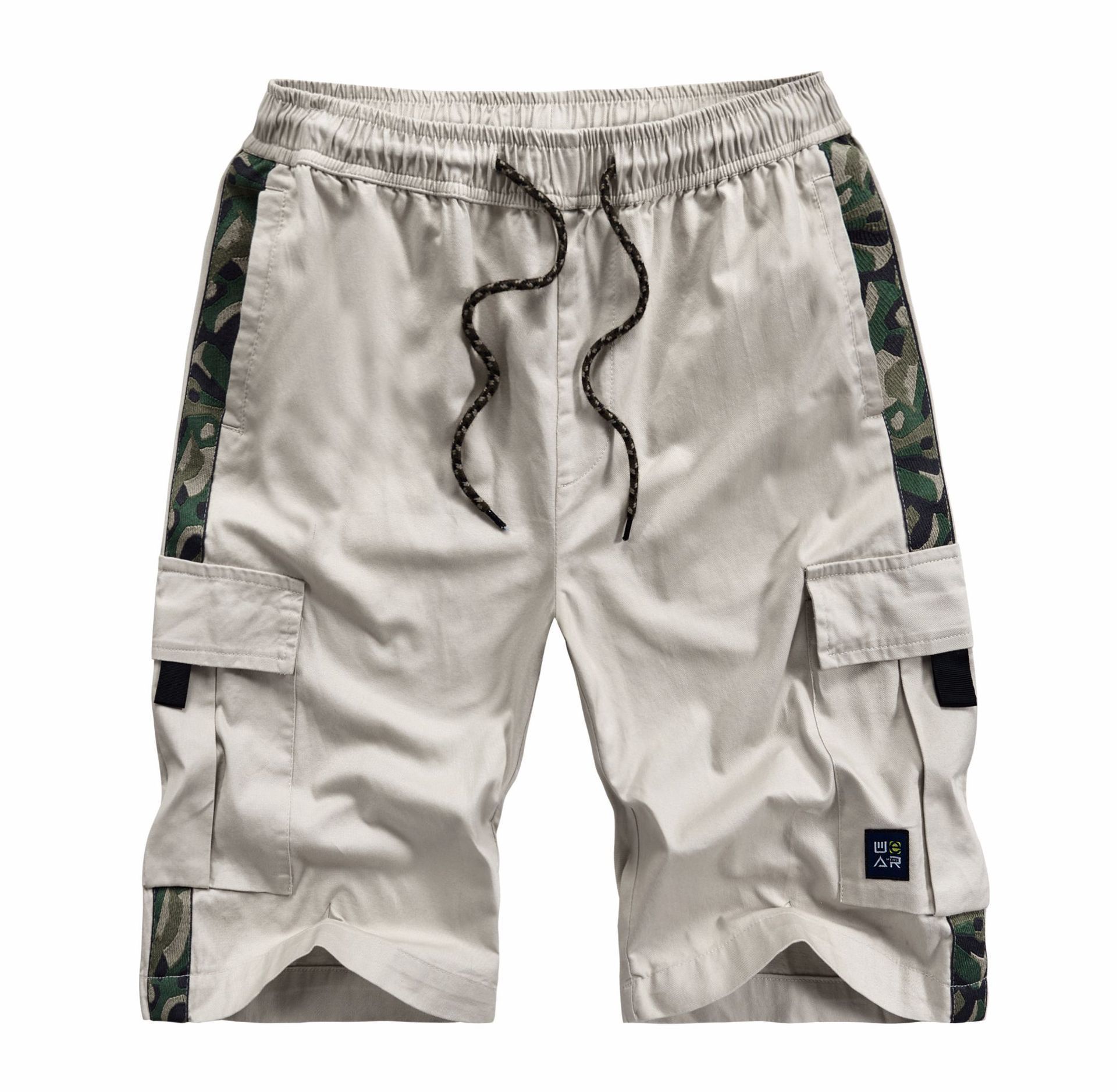 Summer Cargo Shorts Men Patchwork Camouflage Slim Fit Short Pants New Male Casual Shorts Plus Size 7XL 8XL spodenki meskie T200512