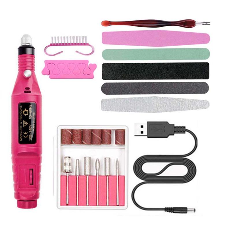 Electric Nail Drill Machine Kit Professional Nail File Art Bits Set Gel Remove Mill All for Pedicure Manicure Machine Drill Tool
Electric Nail Drill Machine Kit Professional Nail File Art Bits Set Gel Remove Mill All for Pedicure Manicure Machine Drill Tool
