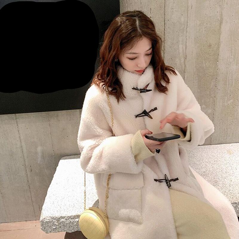 2021 New Winter Loose Button Solid Color Women Faux Fur Overcoat Fashion Casual Female Outerwear Warm Long High Quality Ladies, White
2021 New Winter Loose Button Solid Color Women Faux Fur Overcoat Fashion Casual Female Outerwear Warm Long High Quality Ladies, White