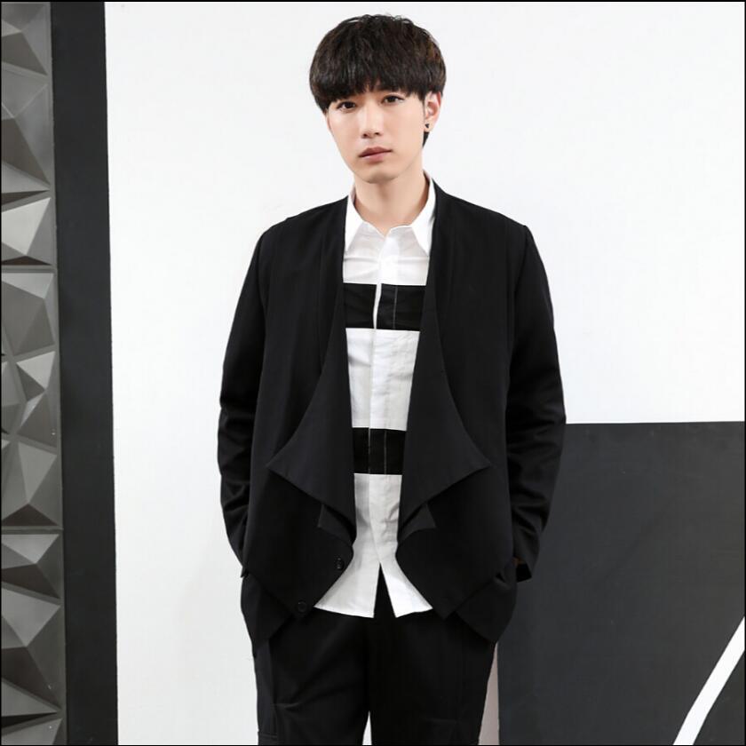 2020 Blazers Men' Black Personality Double Layer Seamheap Collar Hairstylist Suit Jacket Designer Liner Zdvx
2020 Blazers Men' Black Personality Double Layer Seamheap Collar Hairstylist Suit Jacket Designer Liner Zdvx
