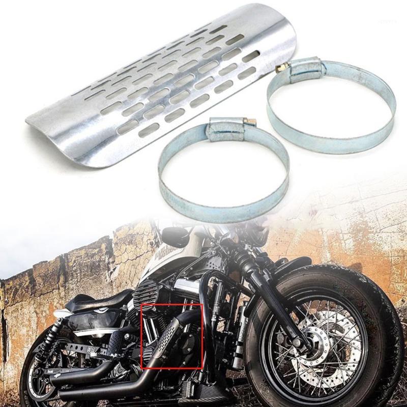 Universal Motorcycle Chrome Exhaust Muffler Pipe Heat Shield Anti-scalding Cover Frame For Chopper Cruiser Dirt Pit Bike Styling1
Universal Motorcycle Chrome Exhaust Muffler Pipe Heat Shield Anti-scalding Cover Frame For Chopper Cruiser Dirt Pit Bike Styling1