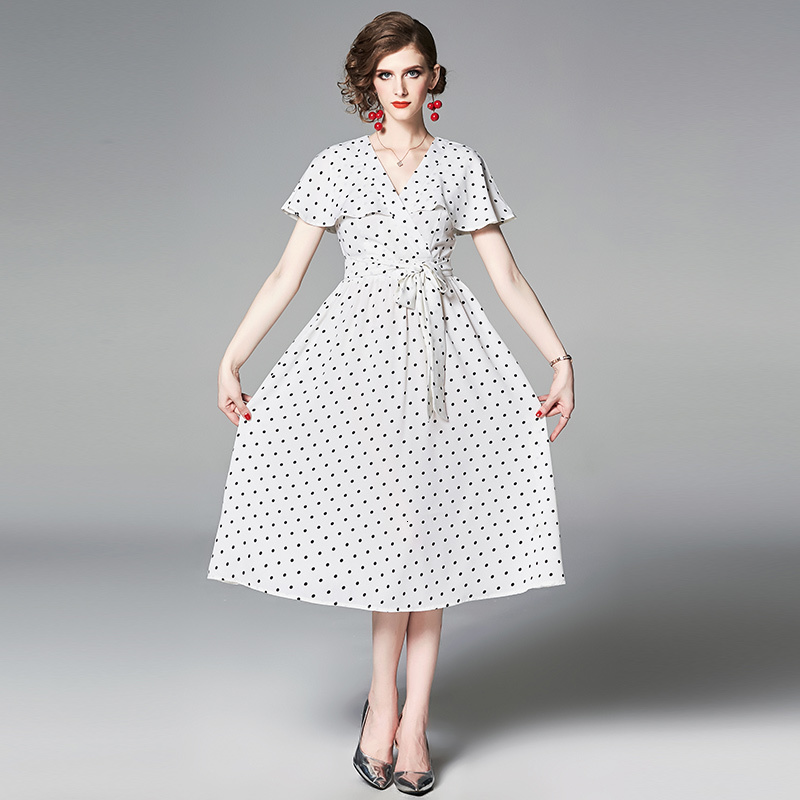 2021 New Banulin Summer Fashion Runway Retro Dot Printed Shirt Women's Long Sleeve Belted Vintage Print Holiday Midi O1lg, Black
2021 New Banulin Summer Fashion Runway Retro Dot Printed Shirt Women's Long Sleeve Belted Vintage Print Holiday Midi O1lg, Black
