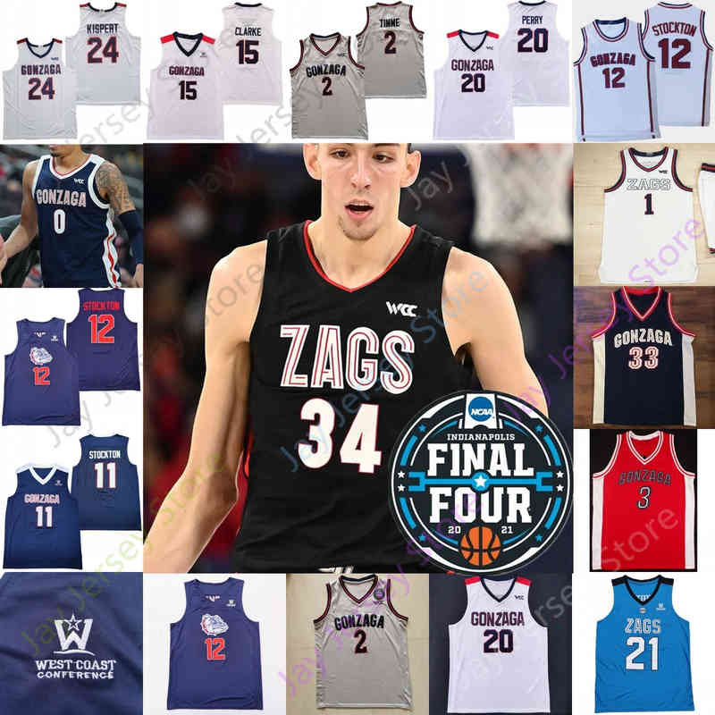 Final Four 4 Gonzaga Bulldogs Basketball Jersey NCAA College Stockton Drew Timme Watson Andrew Nembhard Perry Chet Holmgren Hunter, Navy i
Final Four 4 Gonzaga Bulldogs Basketball Jersey NCAA College Stockton Drew Timme Watson Andrew Nembhard Perry Chet Holmgren Hunter, Navy i
